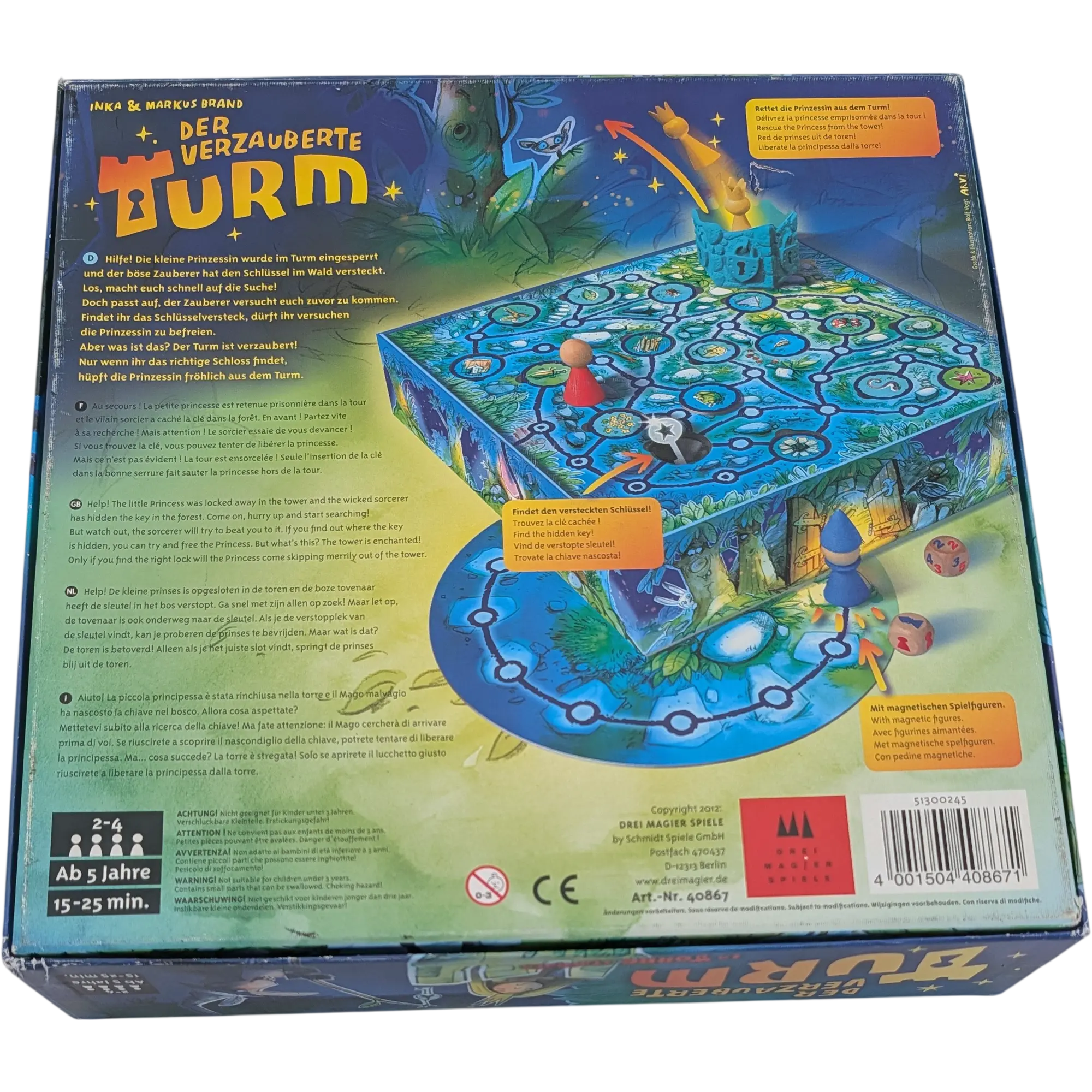 Drei Magier Der verzauberte Turm Spiel