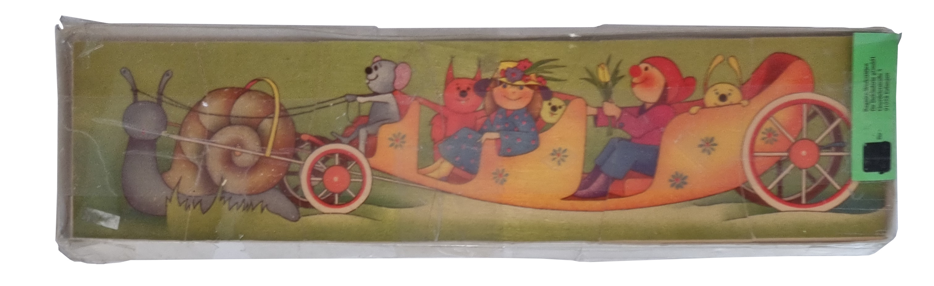 Holzpuzzle Legepuzzle 1099 Schneckenkutsche 6 Teile