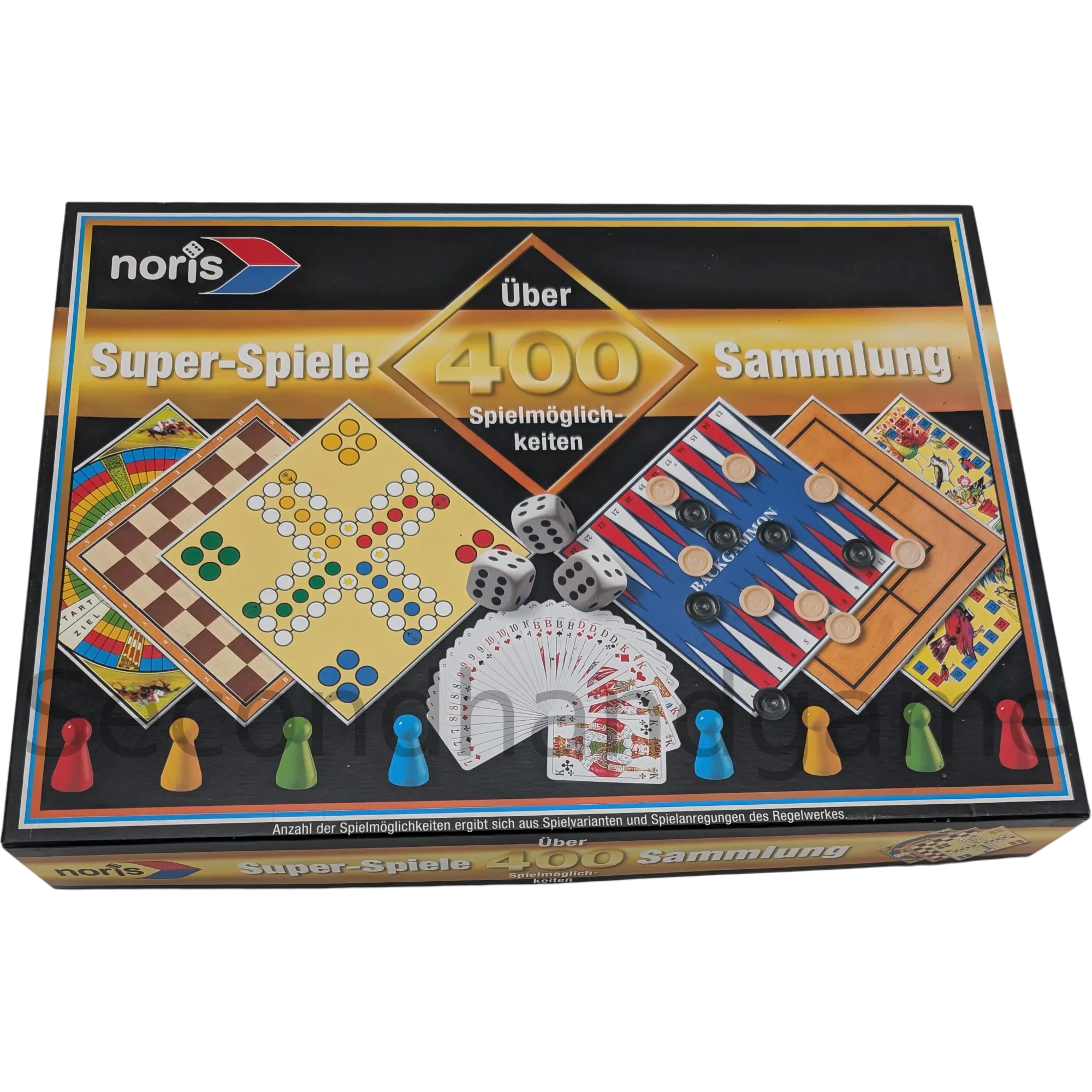 Noris Super-Spiele Sammlung über 400 Spielmöglichkeiten 6002566