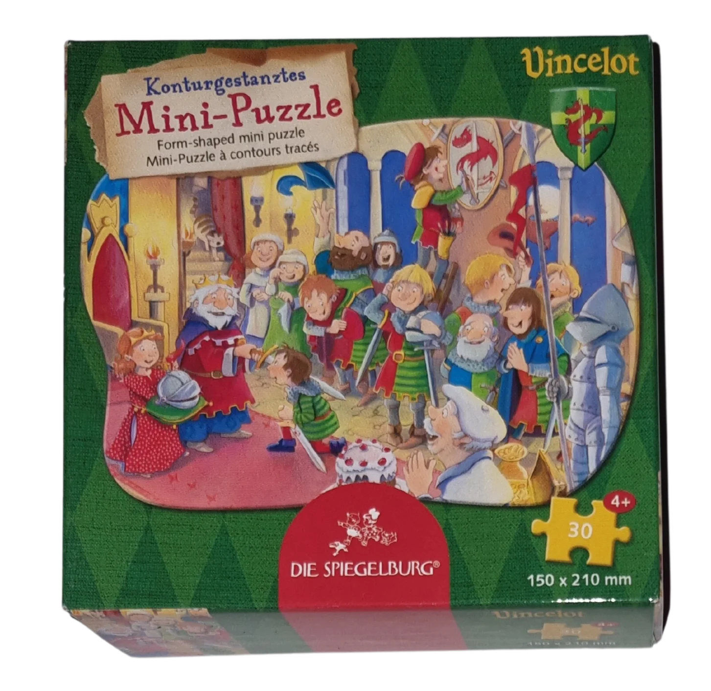 Die Spiegelburg Vincelot 30 Teile Konturgestanztes Mini Puzzle