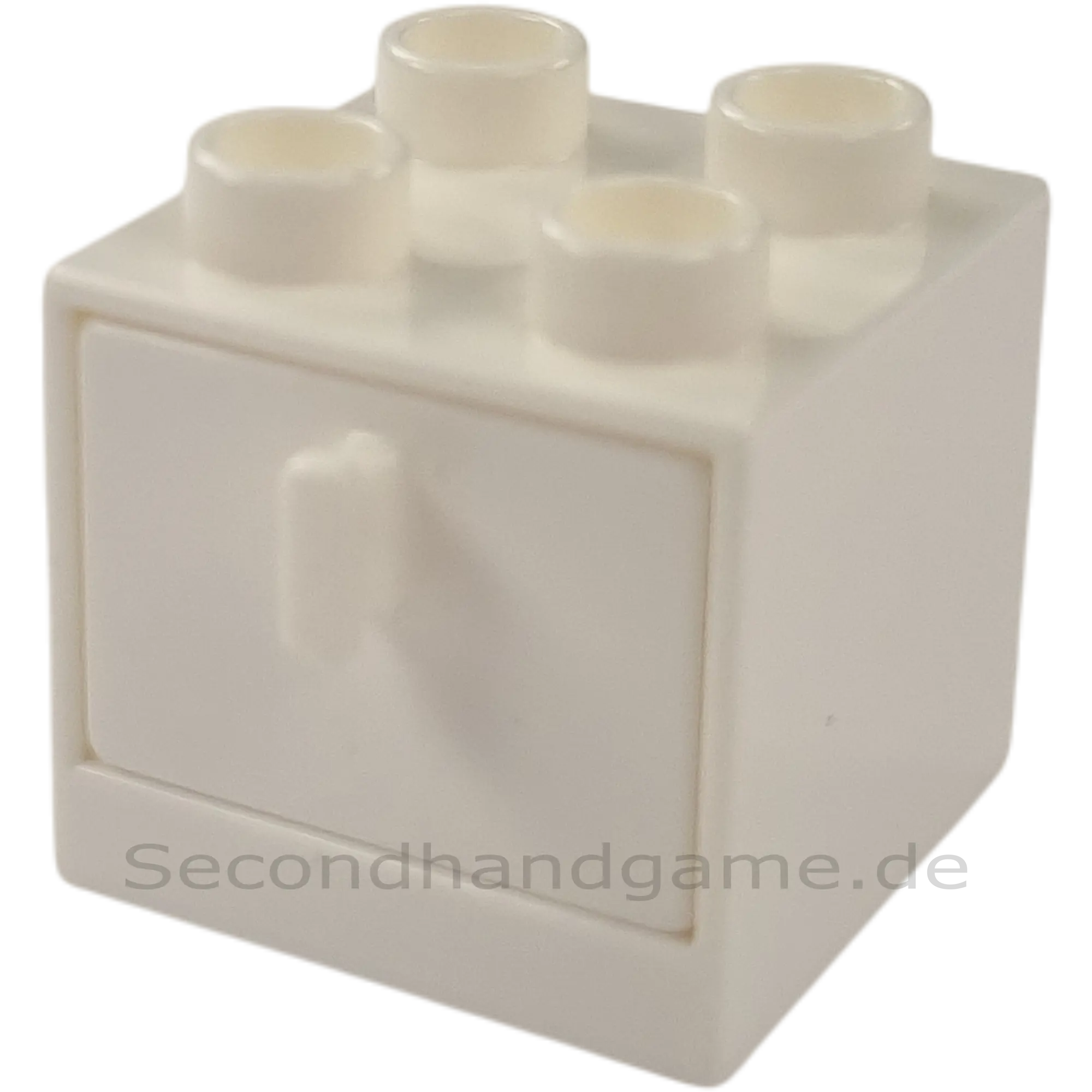 Lego Duplo 4890 Regal Schrank Weiß mit Schublade Weiß