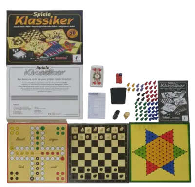 Blatz Spiele Klassiker mit Mensch ärgere dich nicht und Kniffel 49131