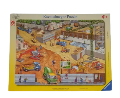 Ravensburger Rahmenpuzzle An der Baustelle 38 Teile 066780