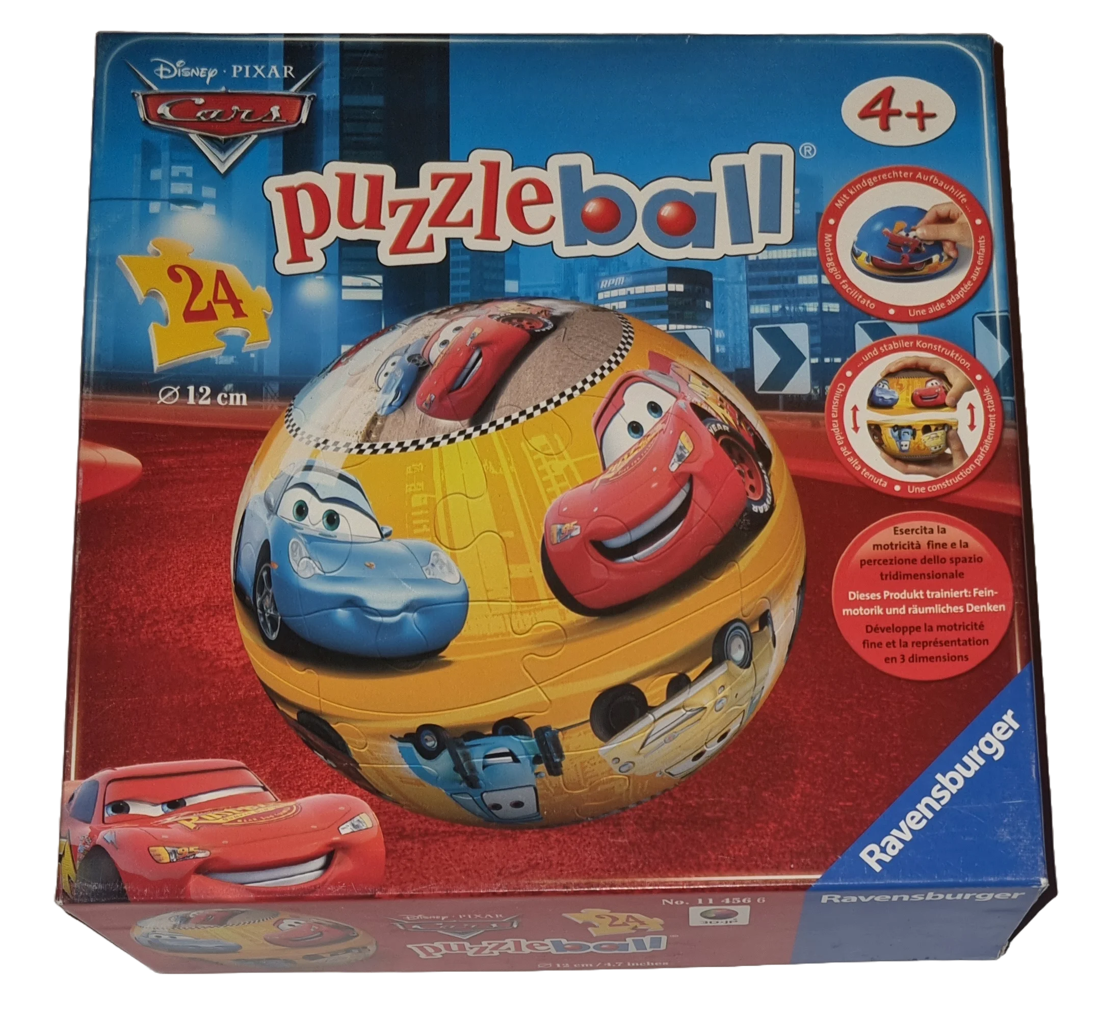 Ravensburger Puzzleball Disney Pixar Cars 12cm 24 Teile 114566