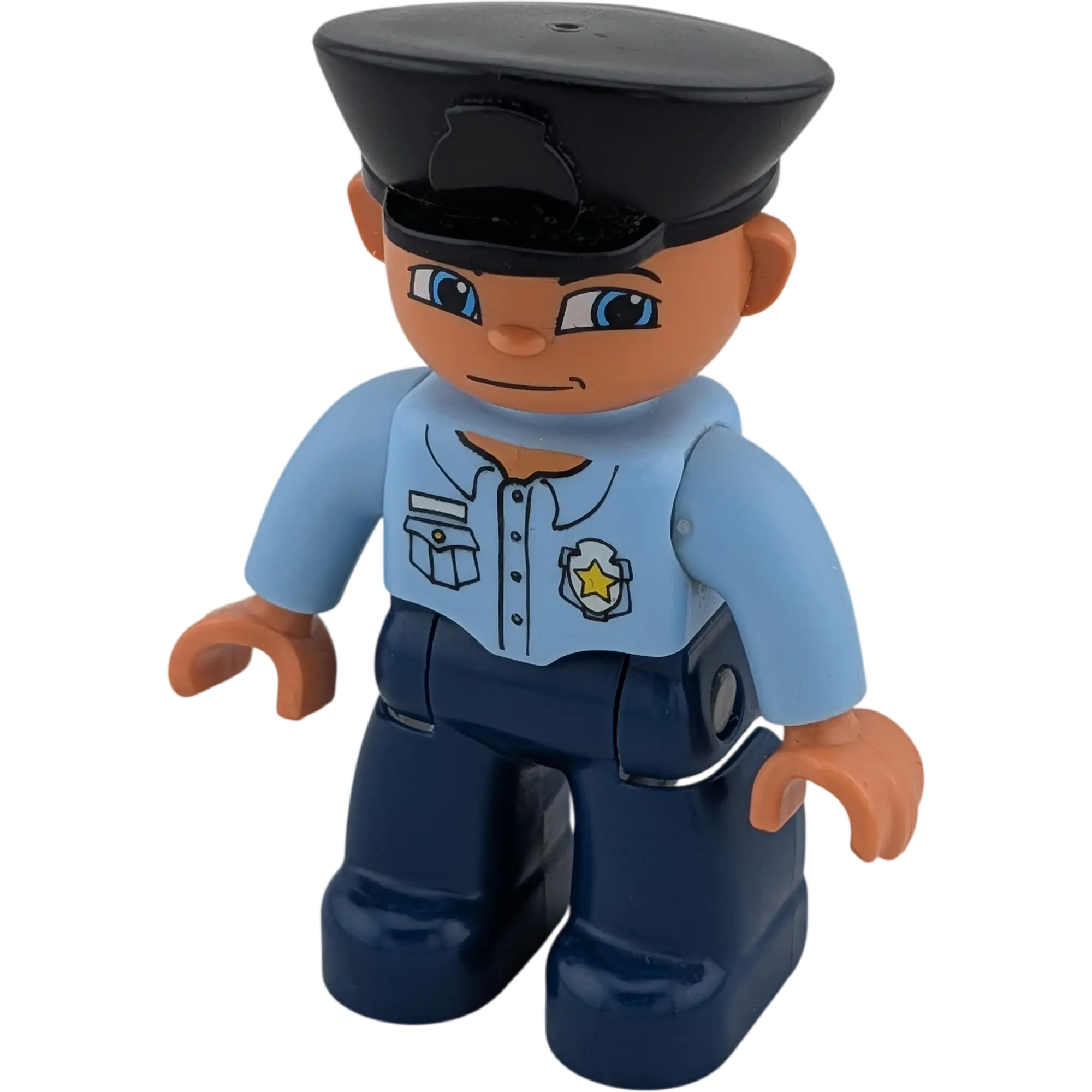 Lego Duplo Figur Mann 47394 Polizist Sheriff blaue Augen