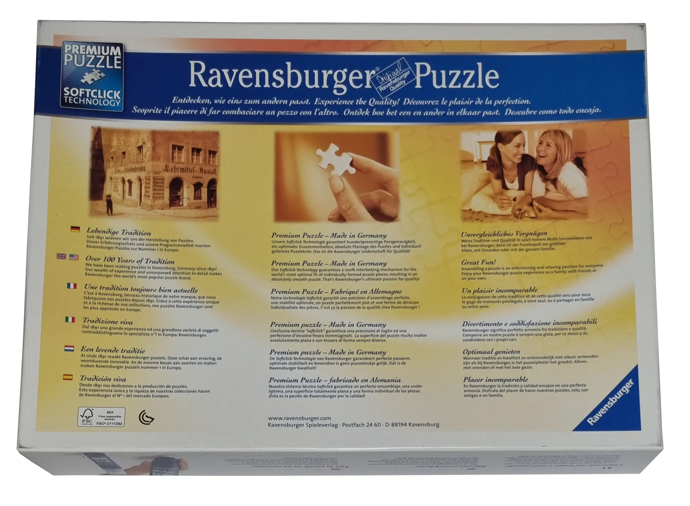 Ravensburger Premium Soft Puzzle 1000 Teile 194940 FC Bayern München Saison 2015/16