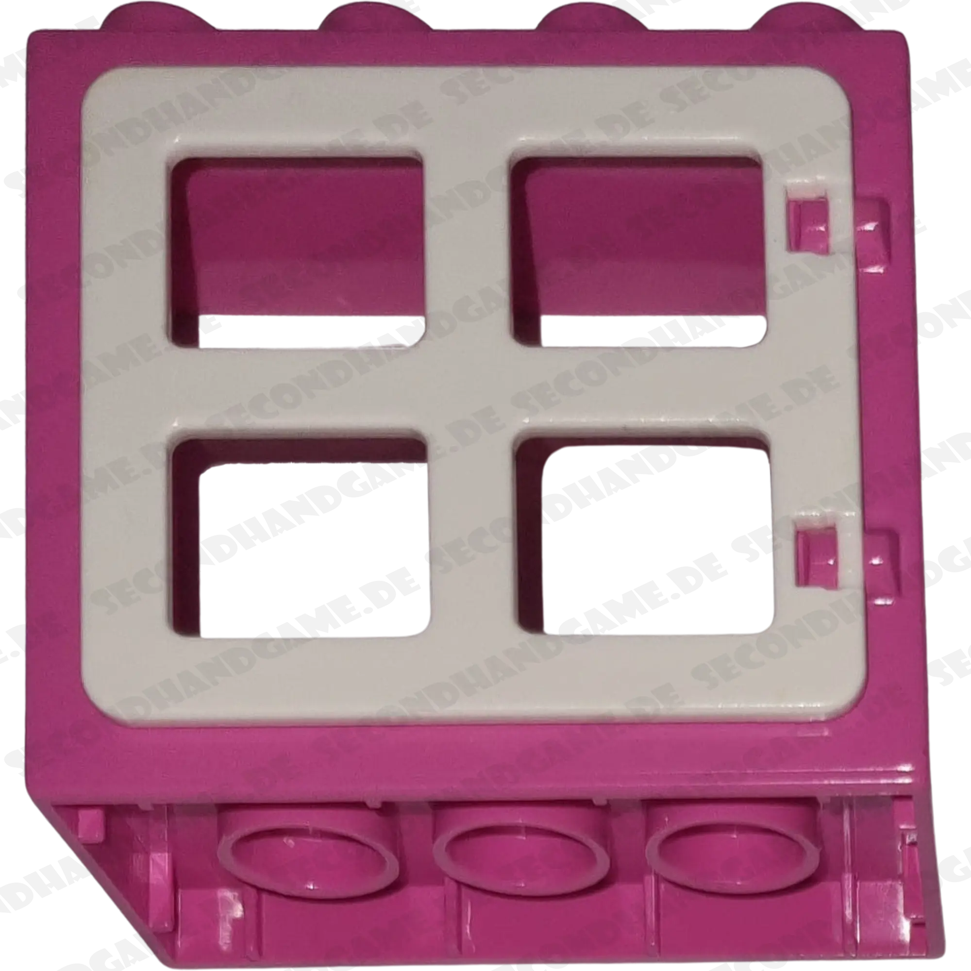 Lego Duplo 2332 Fenster 2x4 Pink Weiß