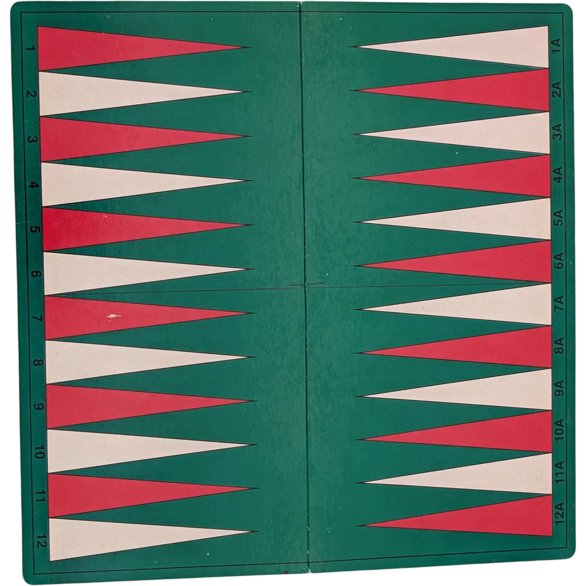 Spielplan Spielbrett Backgammon und Schlangen und Leiterspiel mit Kindermotiven beidseitig bedruckt