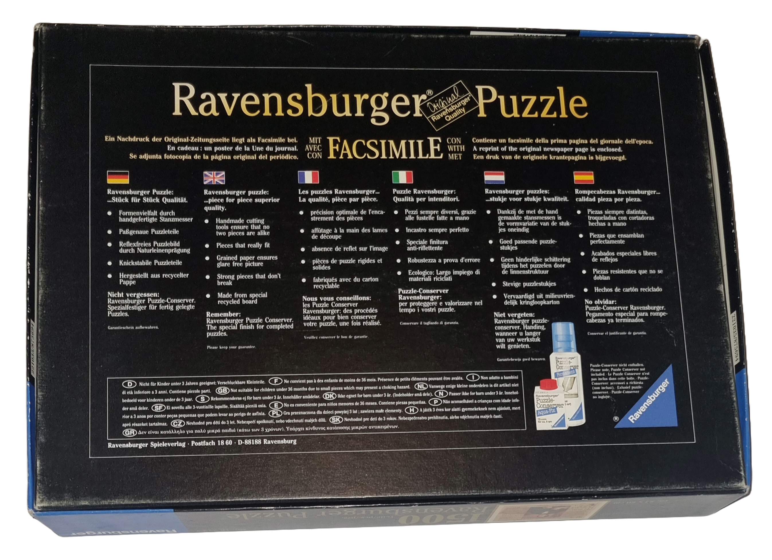 Ravensburger Puzzle 1500 Teile 162727 Schubert