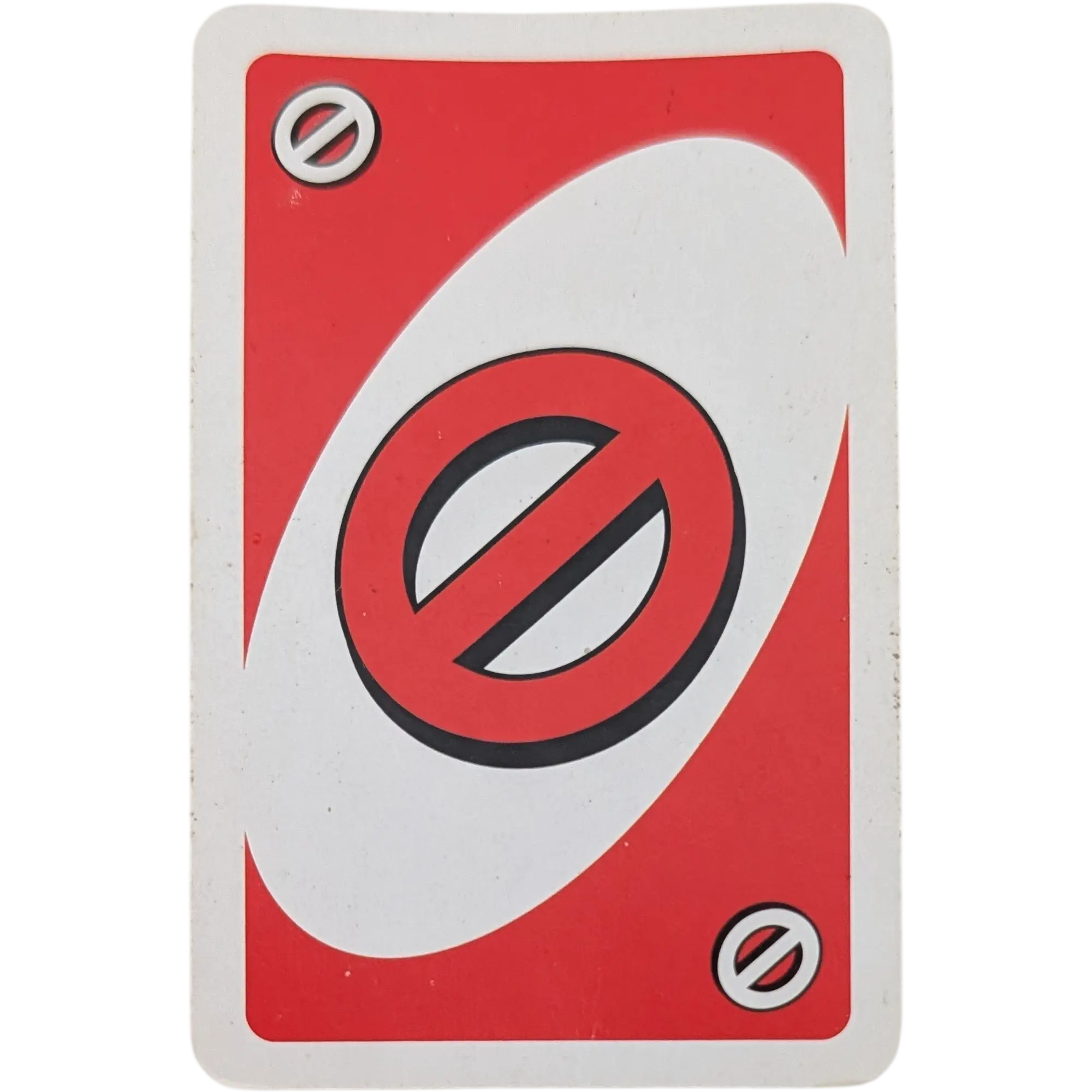Mattel Uno Ersatzkarte Aussetzer Rot