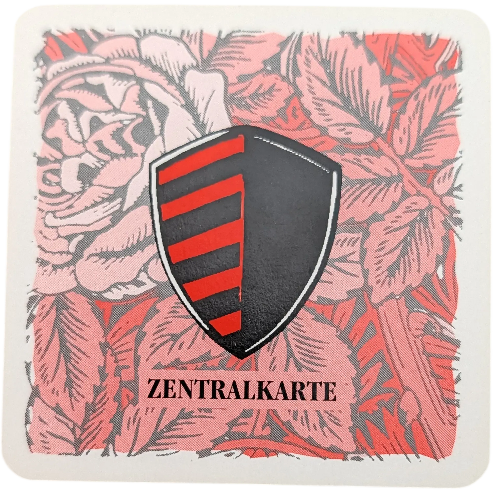 Kosmos Die Siedler von Catan das Kartenspiel Ersatzteil Zentralkarte Wappen Rot-Schwarz Schaf, Ansicht 2