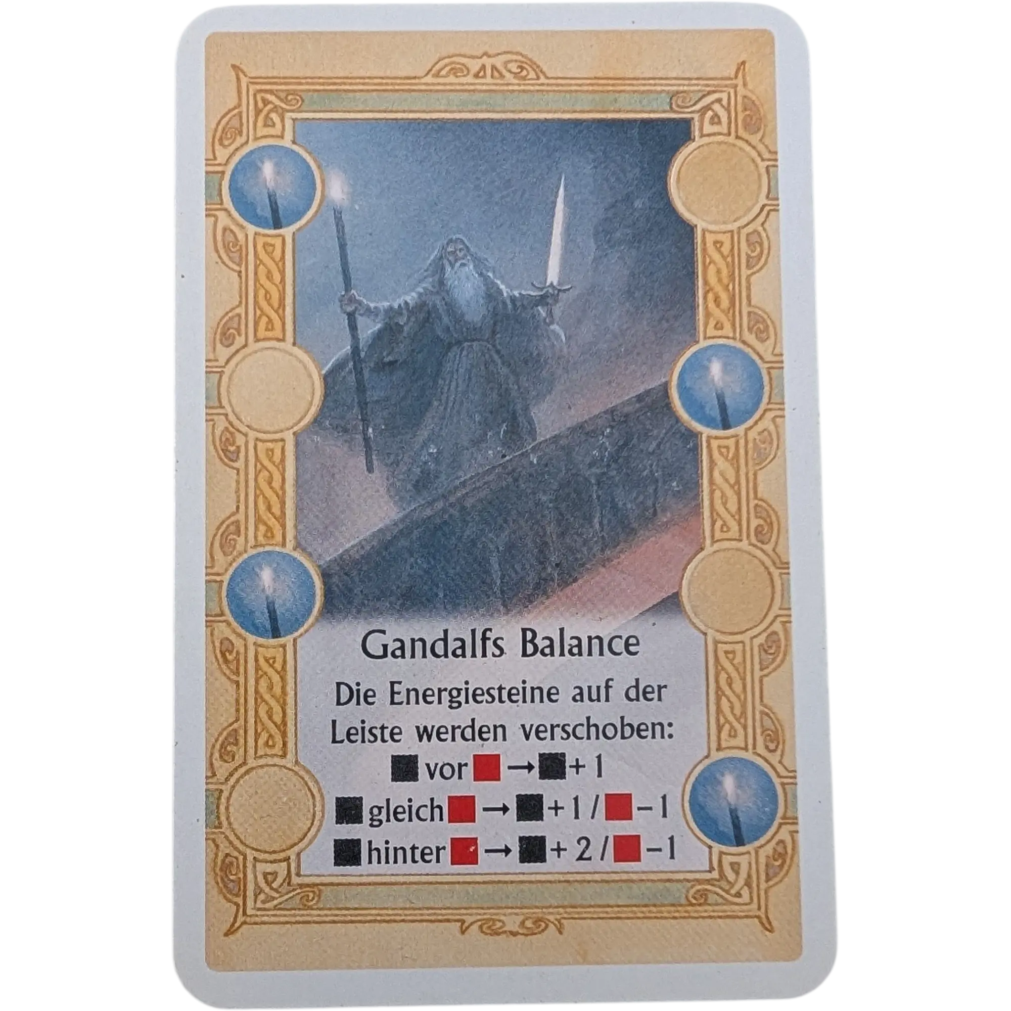 Kosmos Der Herr der Ringe das Duell Ersatzteile Spielkarte Gandalfs Balance