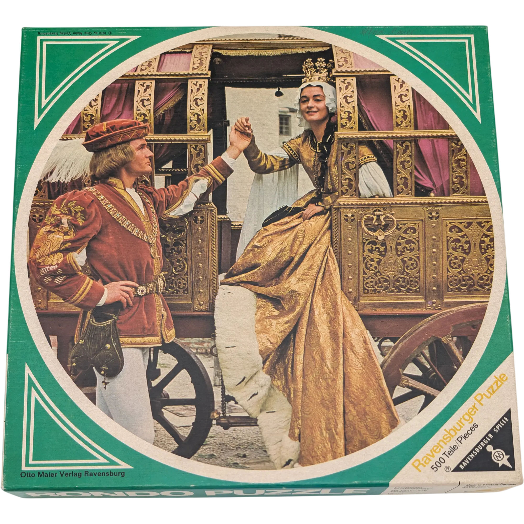 Ravensburger Rondo Puzzle 500 Teile Landshuter Fürstenhochzeit Grün