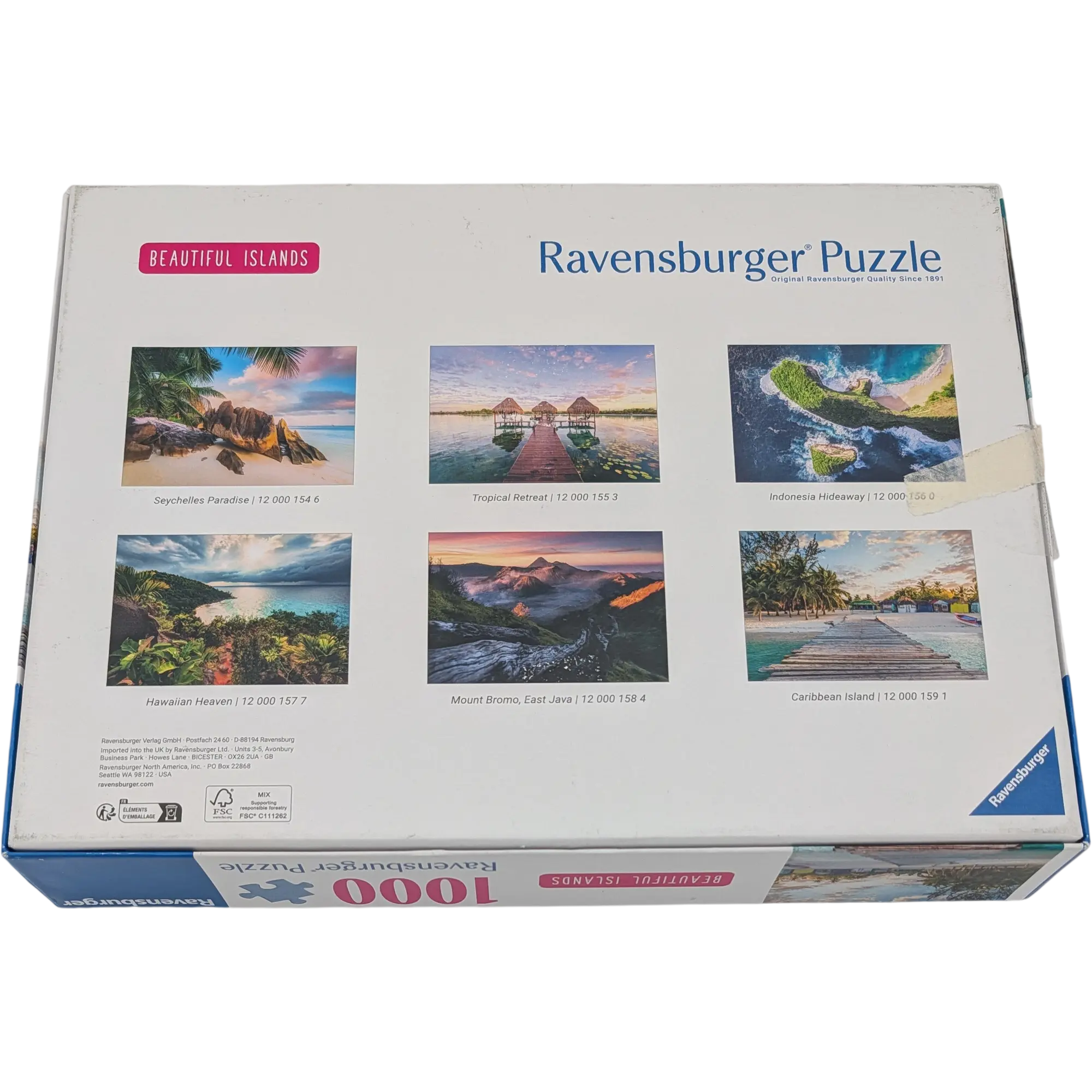 Ravensburger Beautiful Islands Puzzle 1000 Teile 001591 Caribbean Islands