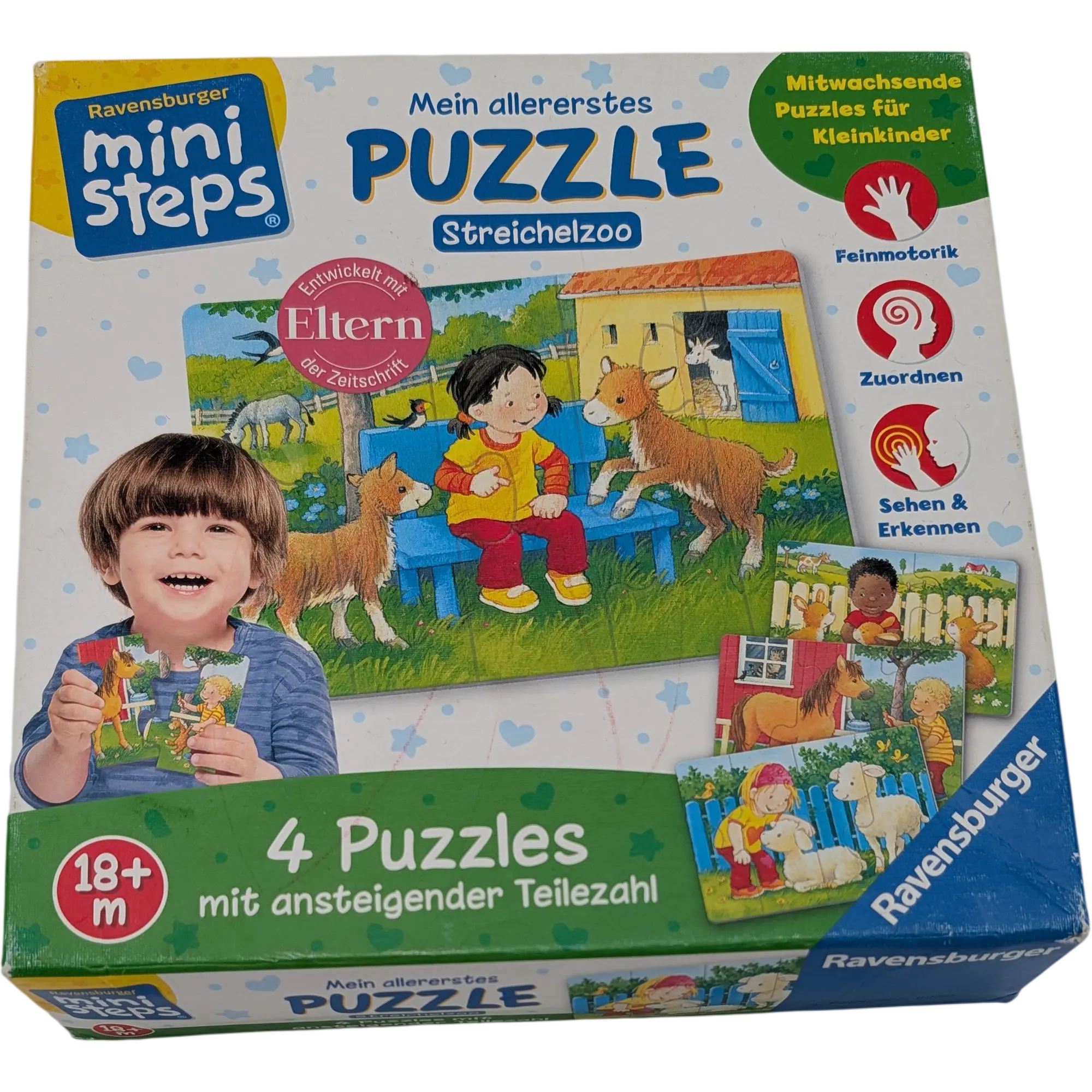 Ravensburger Puzzle mein allererstes Puzzle Streichelzoo 045358