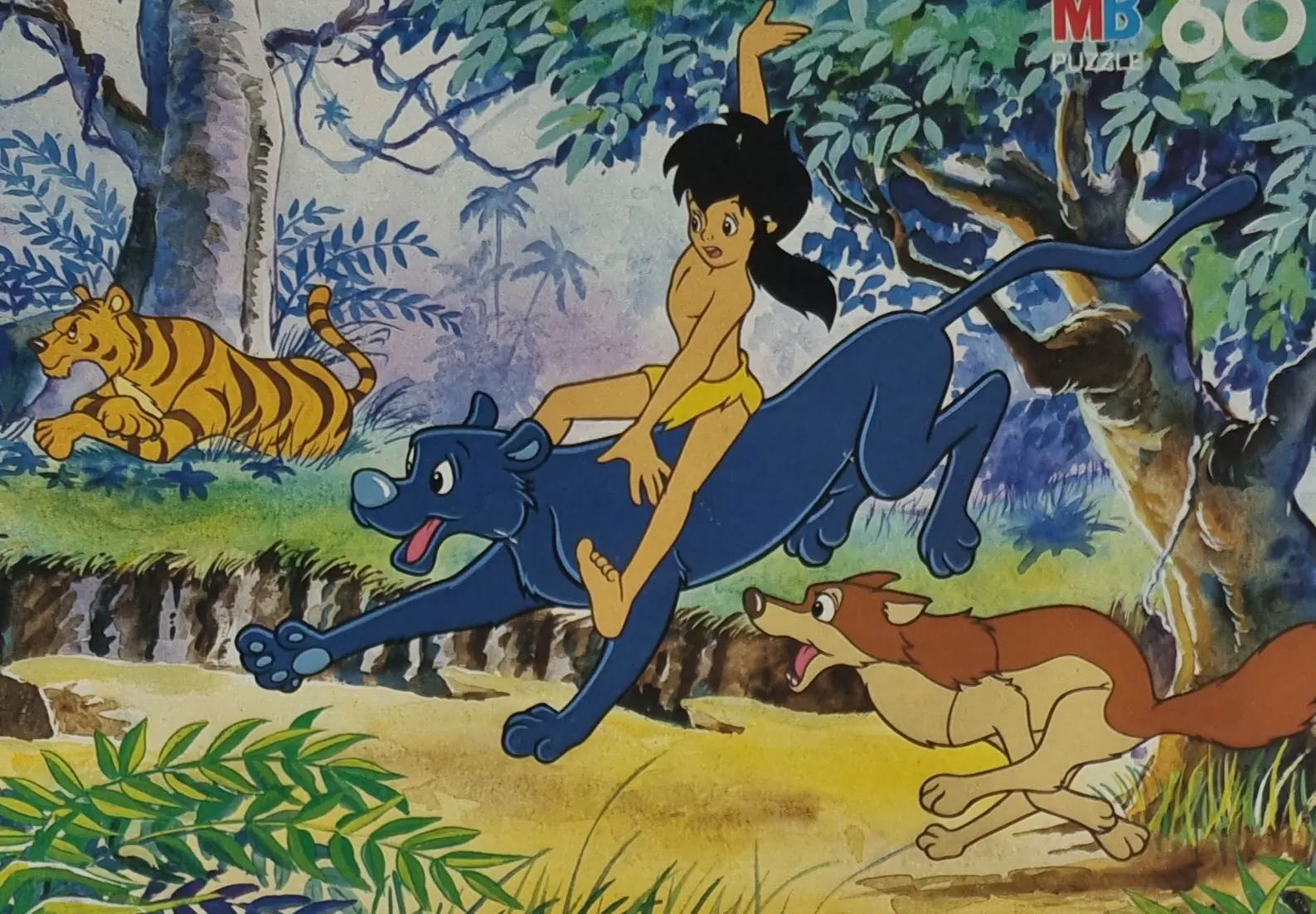 MB Jungle Book Puzzle 60 Teile Junglebuch 3812.20
