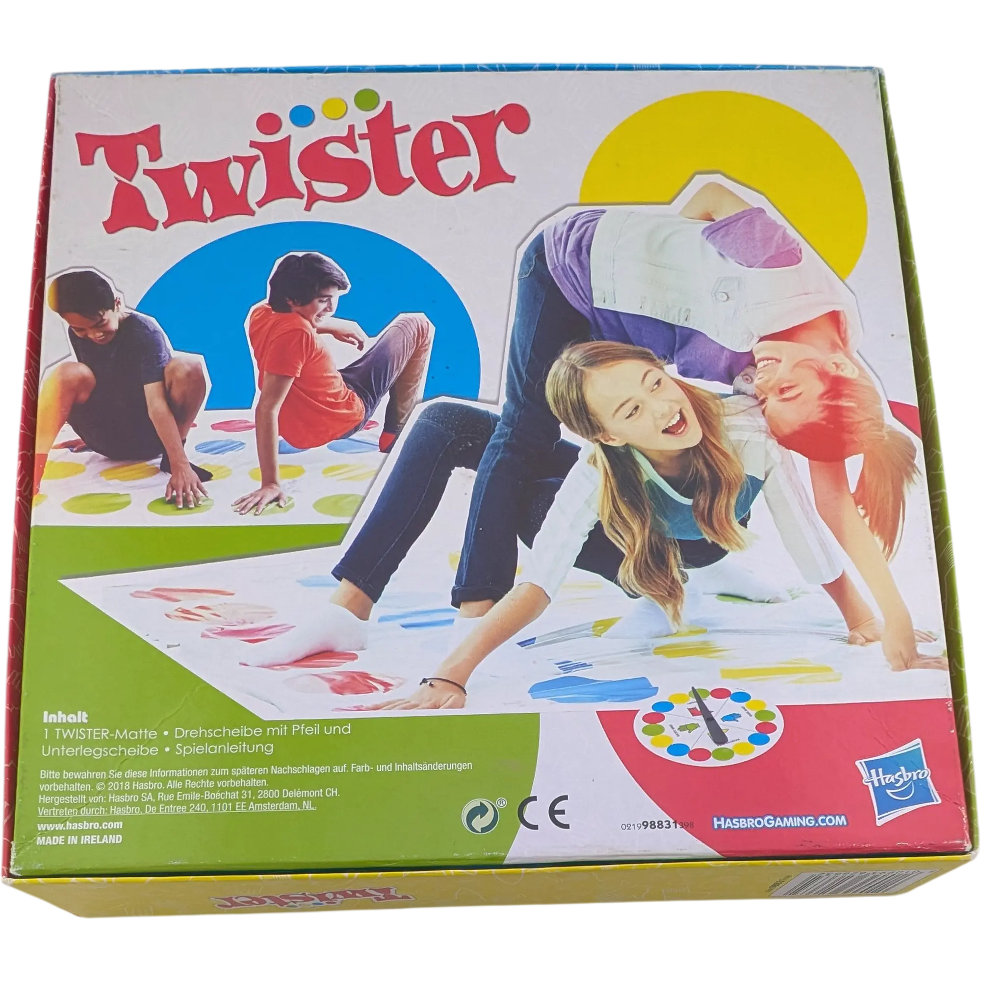 Hasbro Twister Das verrückte Spiel mit Verknotungsgefahr!