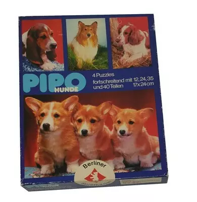 Berliner Spielkarten Pipo Hunde Puzzle