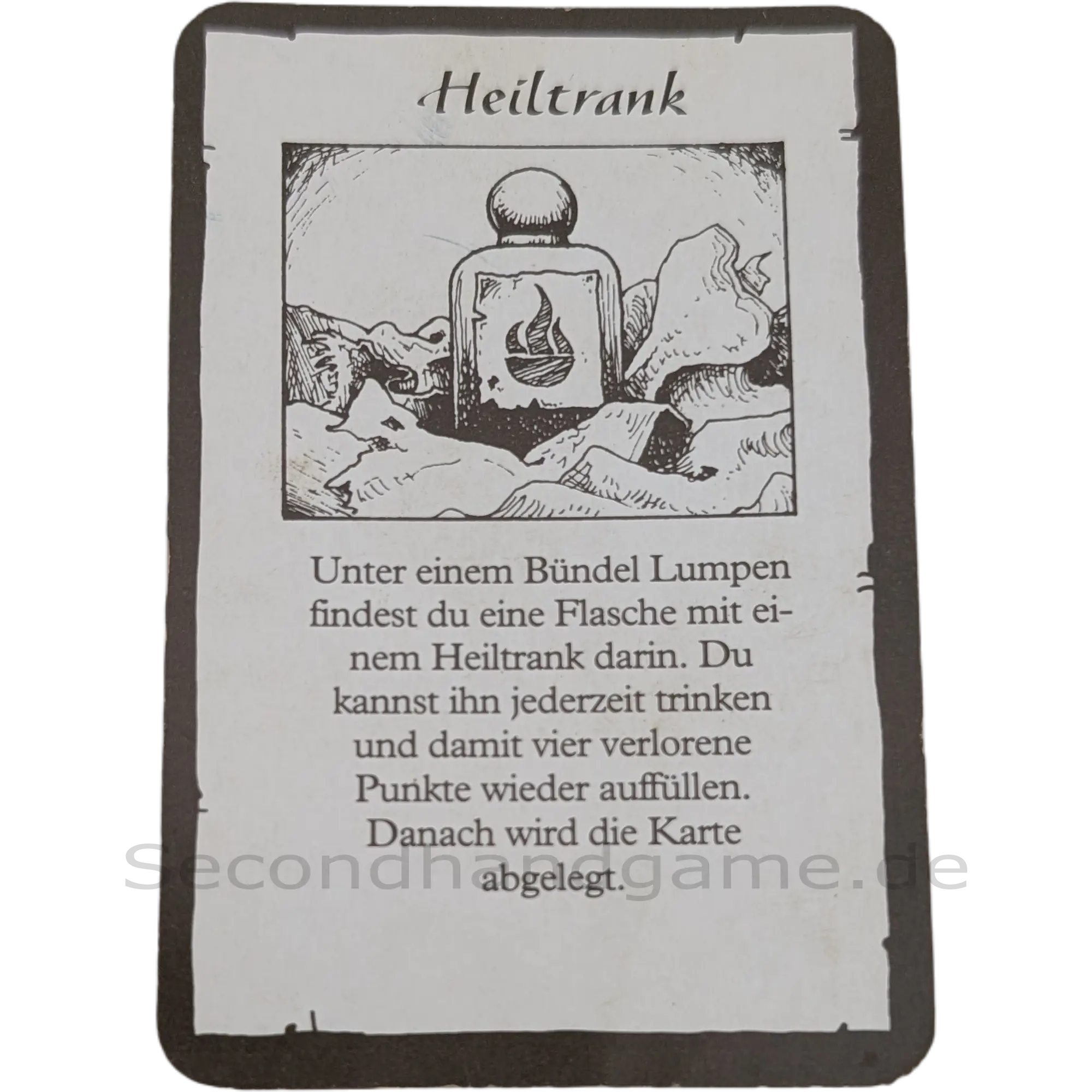 MB Hero Quest Master Schatzkarte Heiltrank