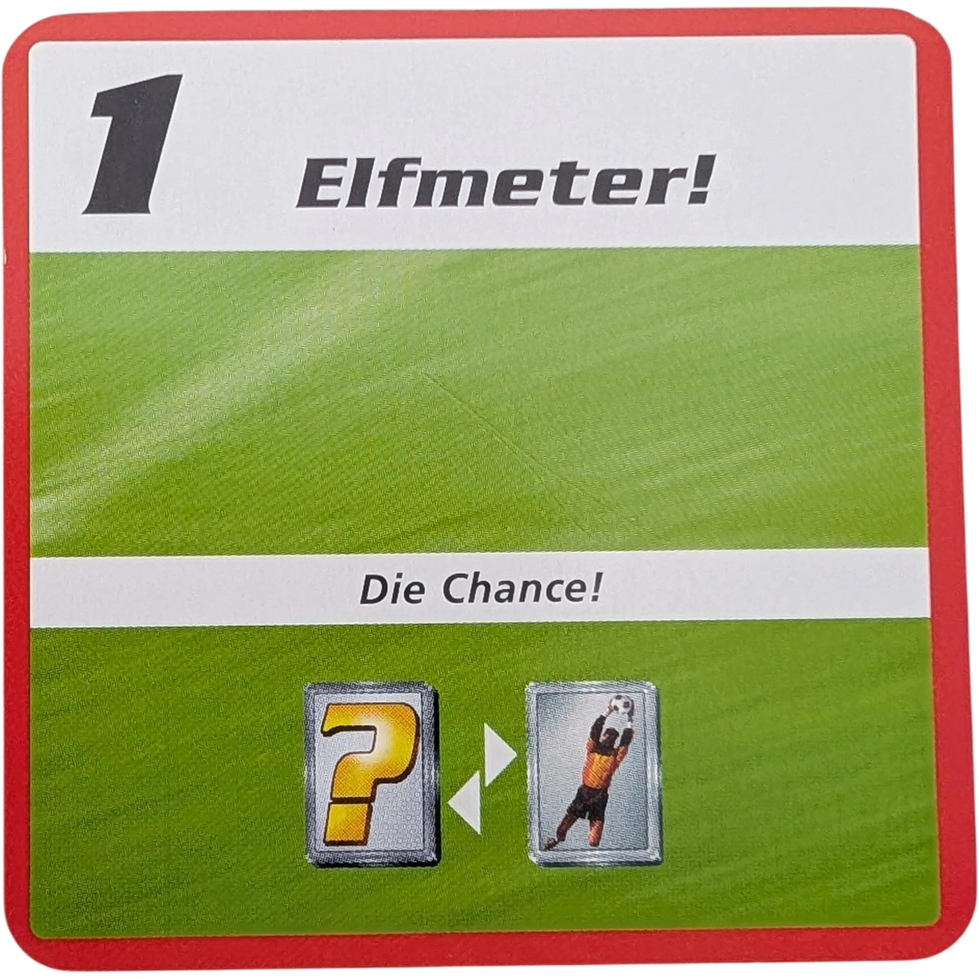 Kosmos Finale Ersatzteile Team Rot Taktikkarte Kampfstärke 1 Elfmeter