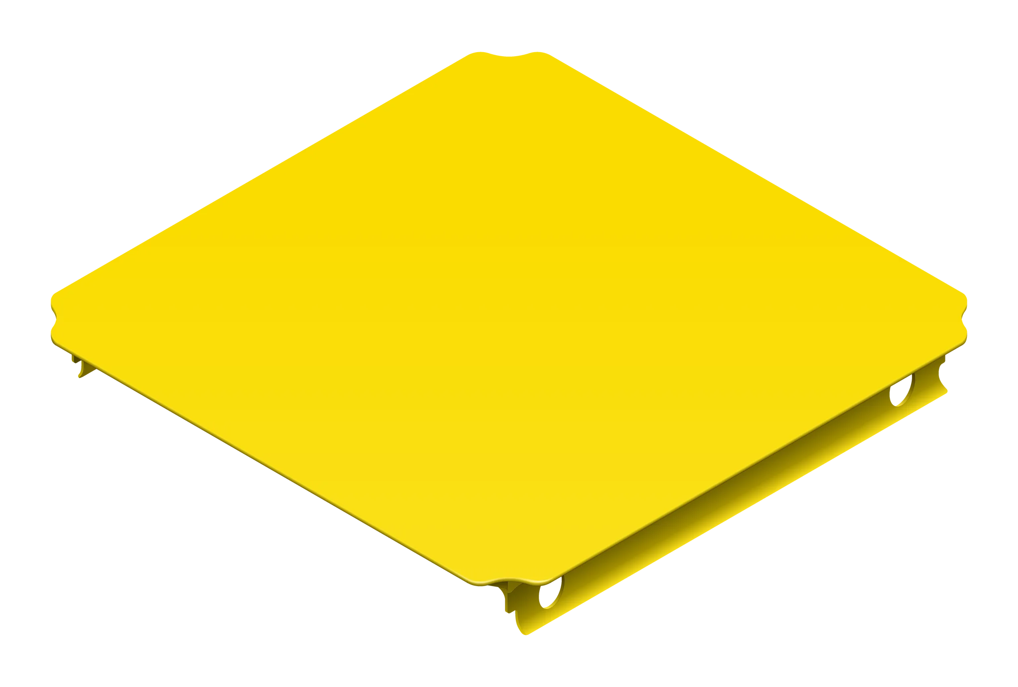 QUADRO Platte 40 × 40 cm 00404 Gelb