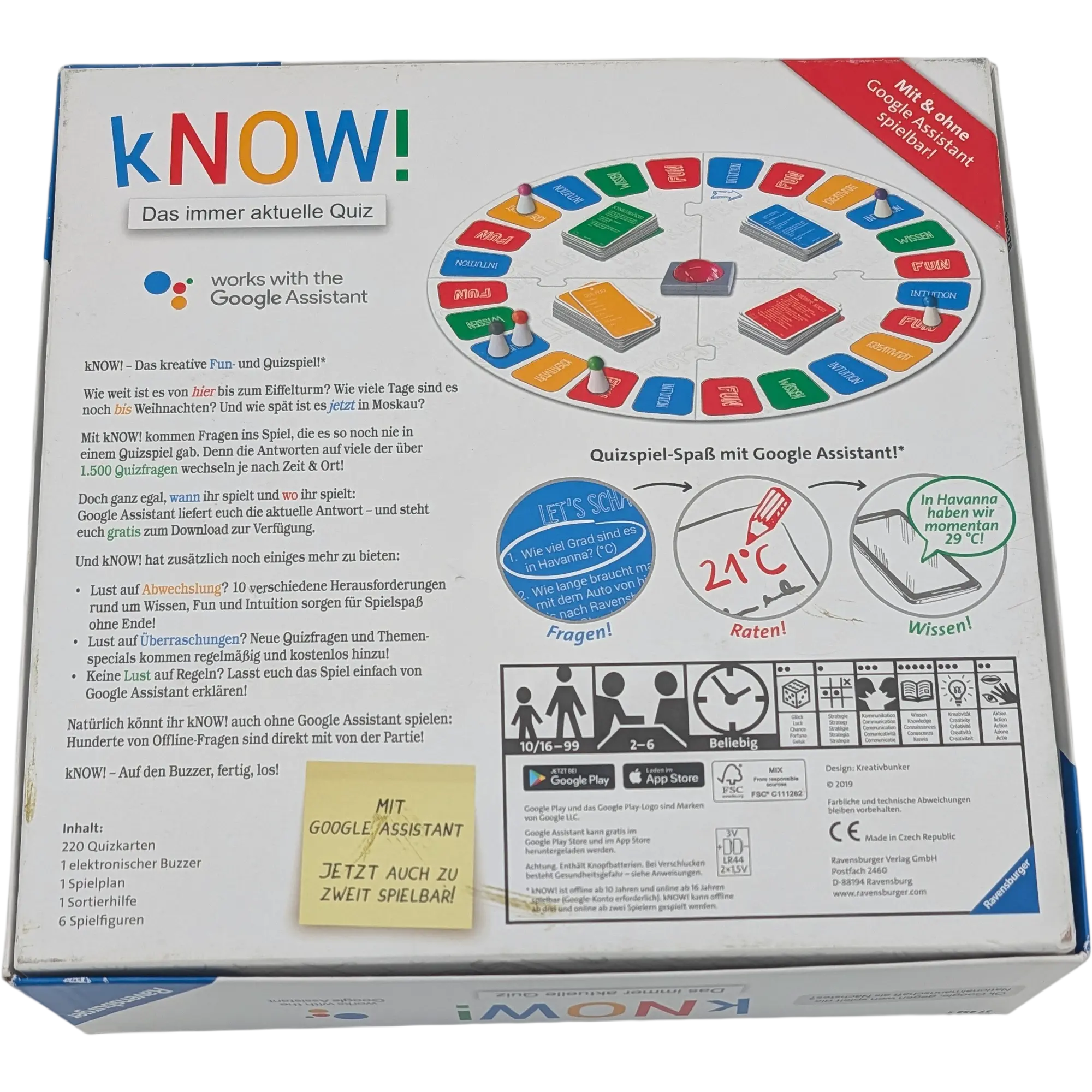 Ravensburger KNOW das immer aktuelle Quiz 272525