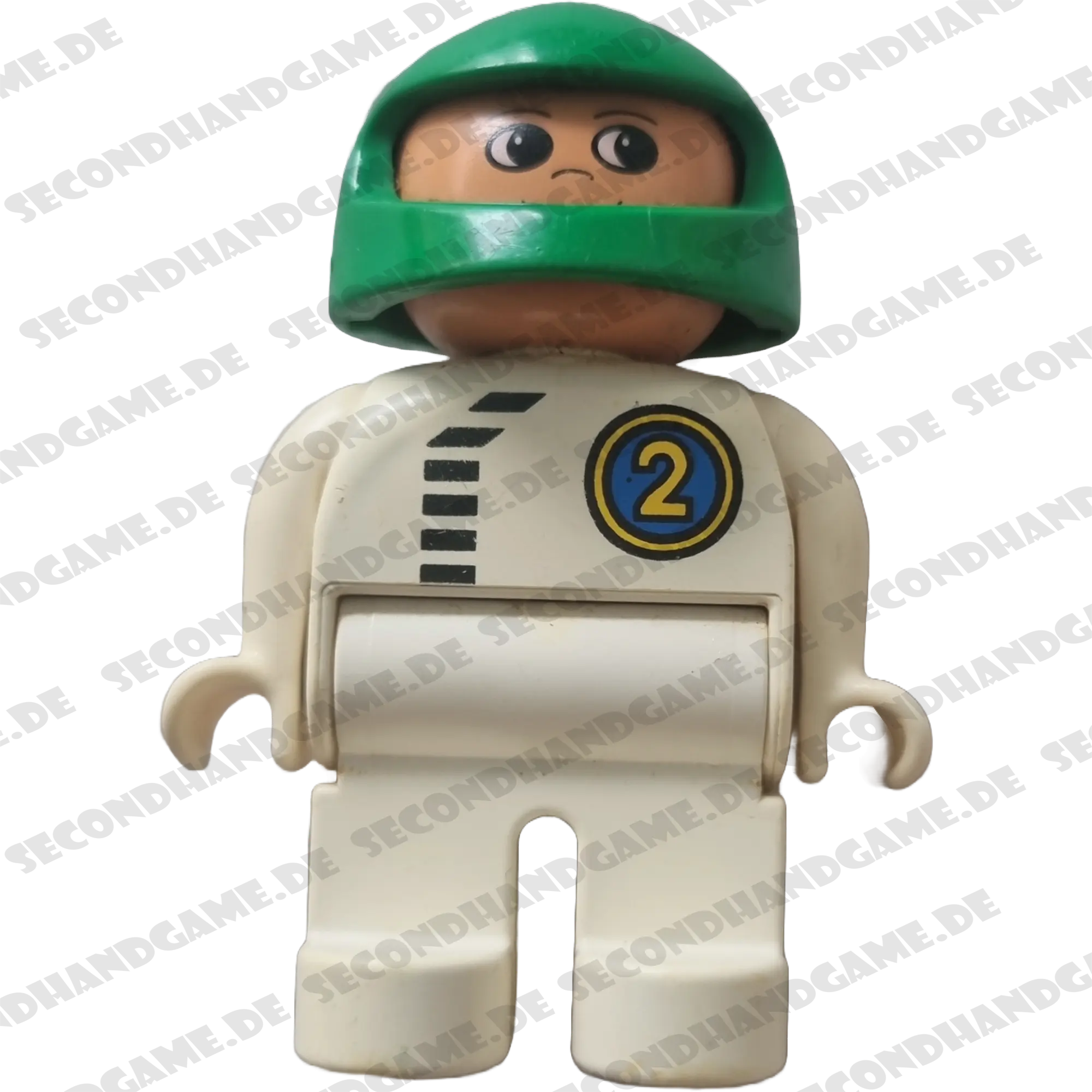 Lego Duplo Figur Mann 47394 Motorradfahrer Rennfahrer