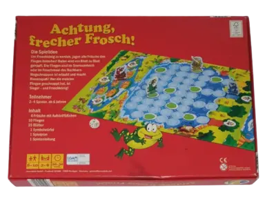 Achtung, frecher Frosch!