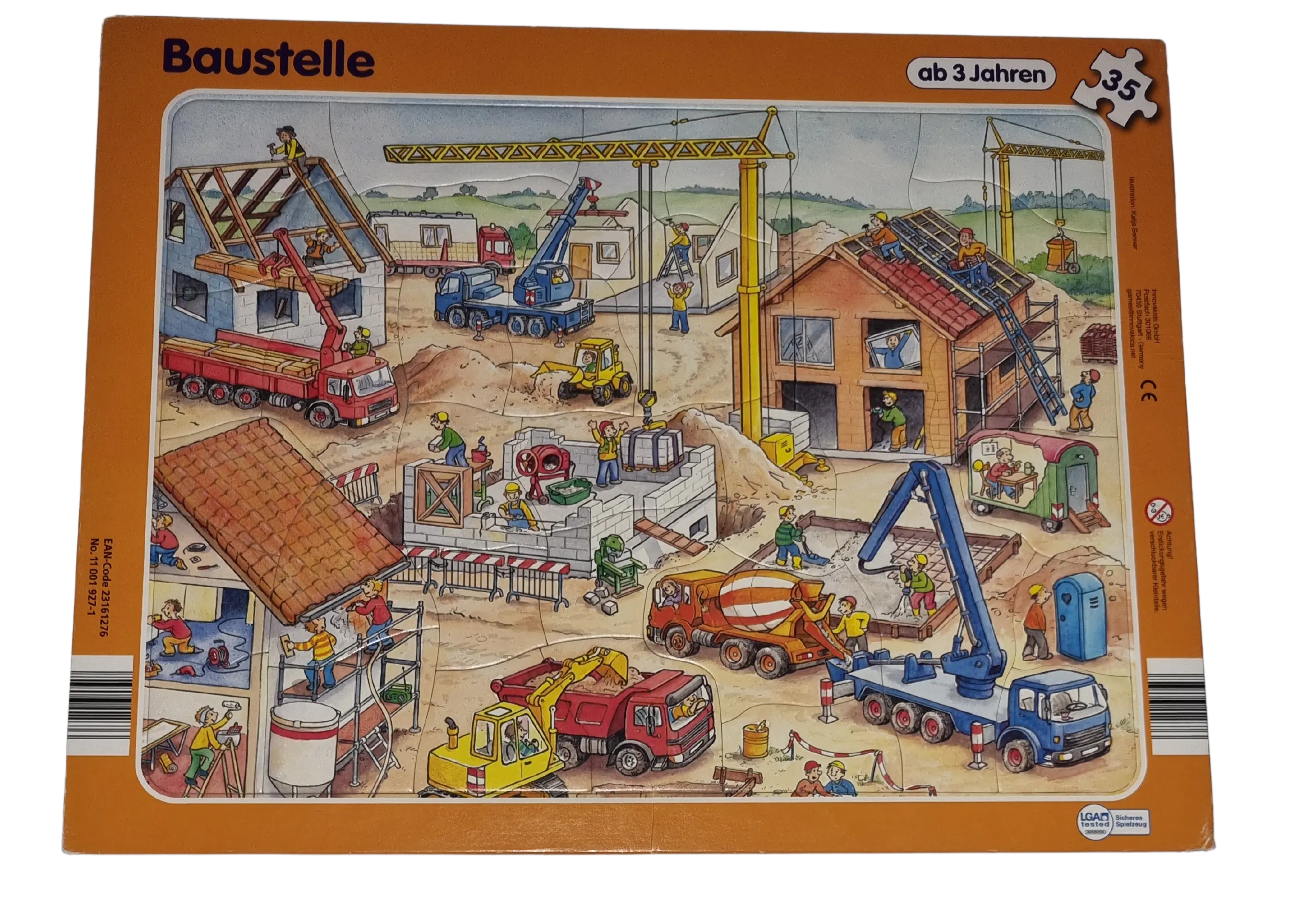 Innovakids Rahmenpuzzle Auf der Baustelle 35 Teile 