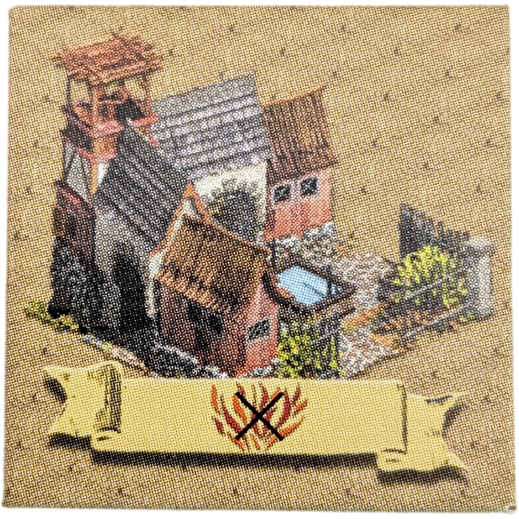 Kosmos Anno 1503 Ersatzteile Öffentliche Gebäude Feuerwehr Rückseite Zwei