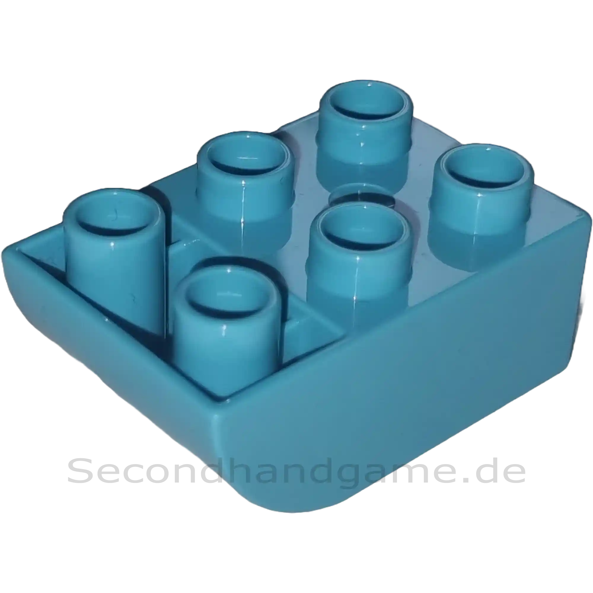 Lego Duplo 98252 Stein 2x3 gebogene Unterseite Azur
