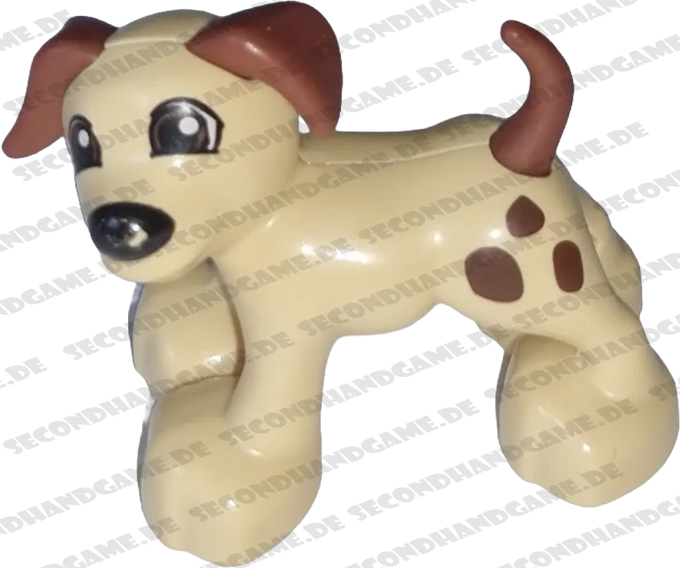 Lego Duplo Hund Dalmatiner Braun B-Ware