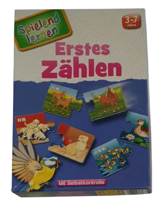 Spielend lernen Erstes zählen mit Tierkindern