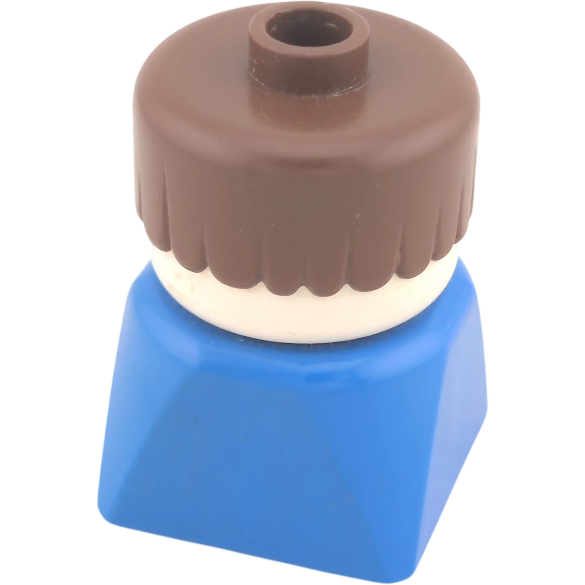 Lego Duplo Figur Junge braune Haare blaue Kleidung 2327