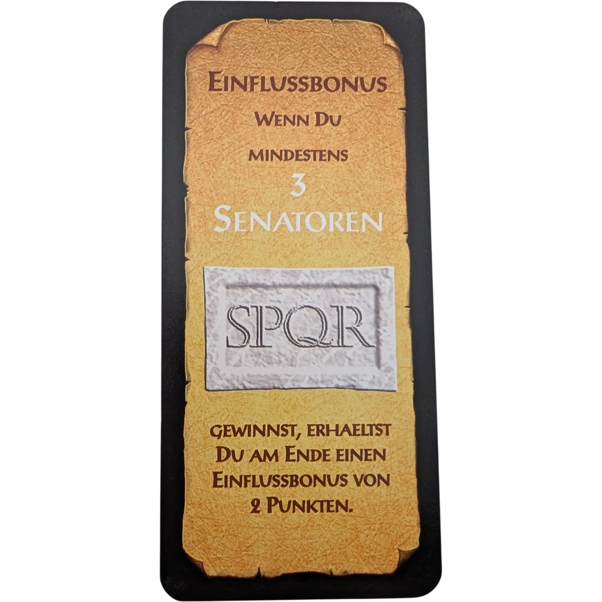 Kosmos Caesar & Cleopatra Ersatzteile Karte Einflussbonus 3 Senatoren