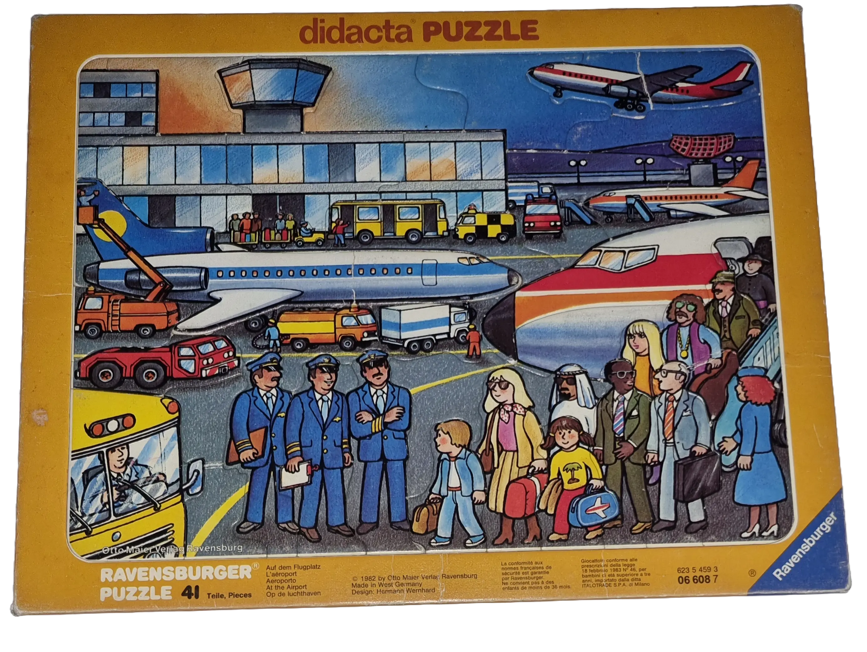 Ravensburger Didacta Auf dem Flugplatz 41 Teile 62354593