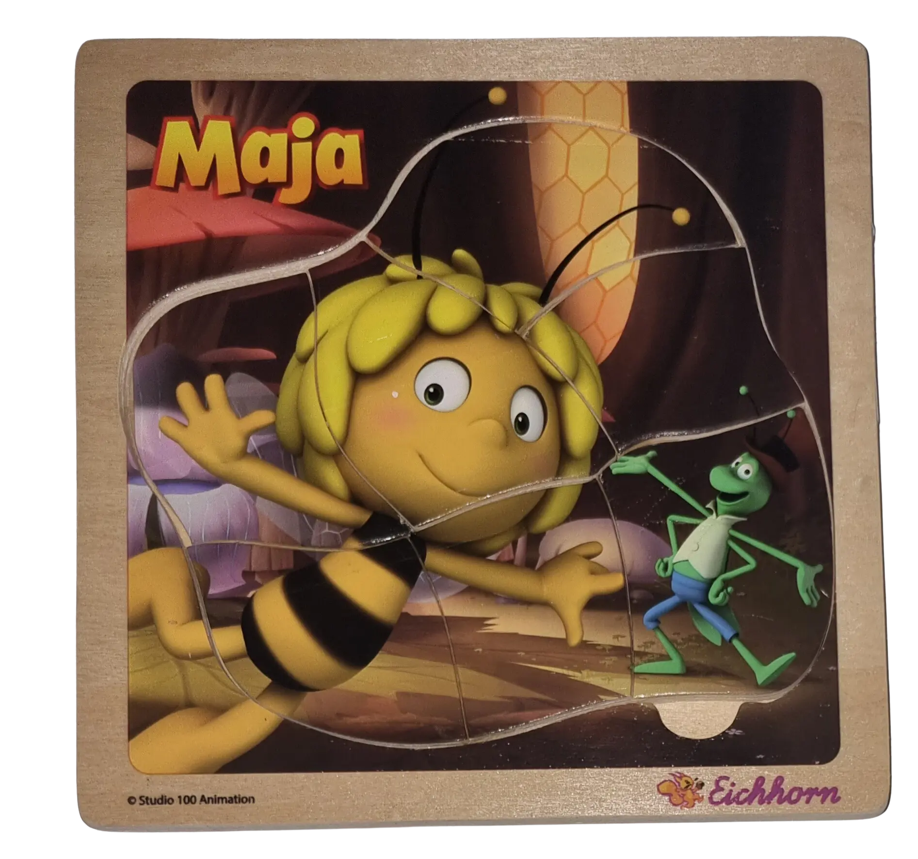 Eichhorn Holzpuzzle Biene Maja 7 Teile