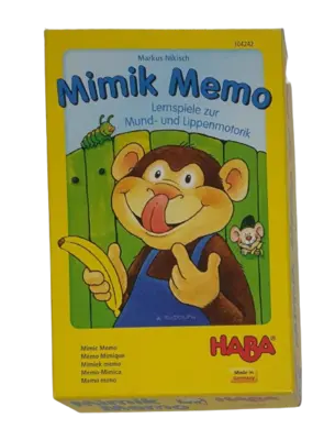 Haba Mimik Memo 304242  Lernspiel Logopädie