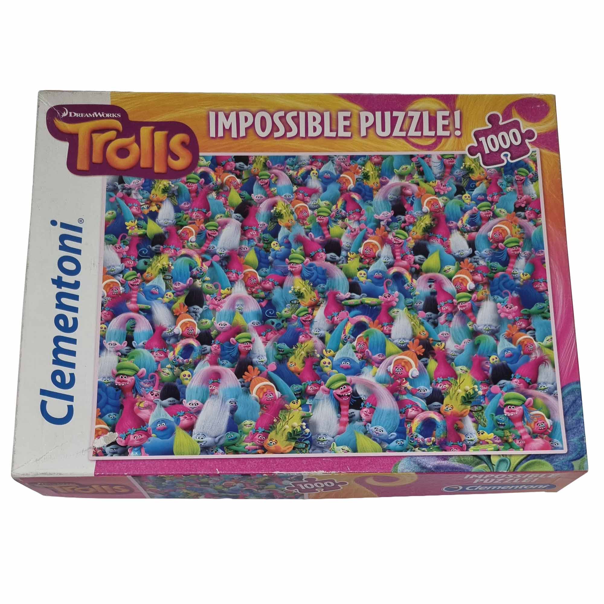 Clementoni Impossible Puzzle 1000 Teile 39369 Trolls