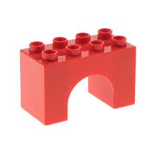 Lego Duplo 2x4x2 Brücke Brückenstein 11198 Rot