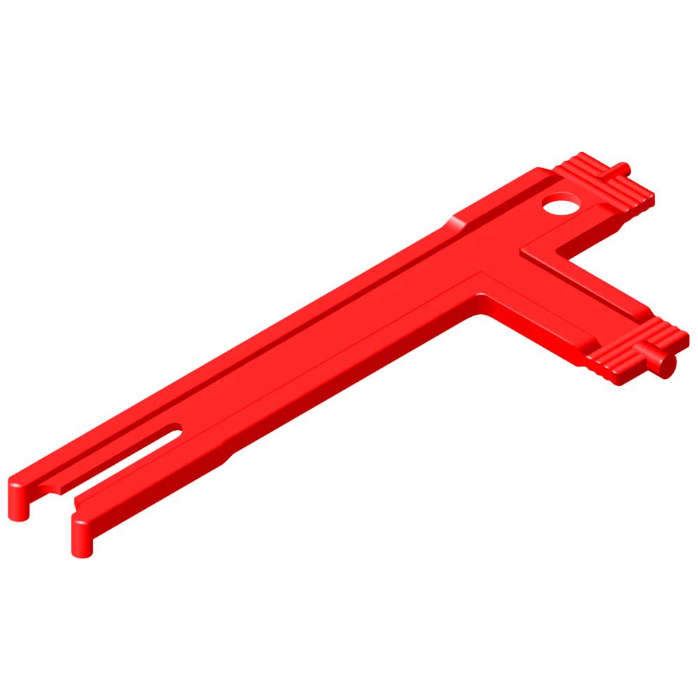 QUADRO Schraubschlüssel für alle Quadro Schrauben Rot