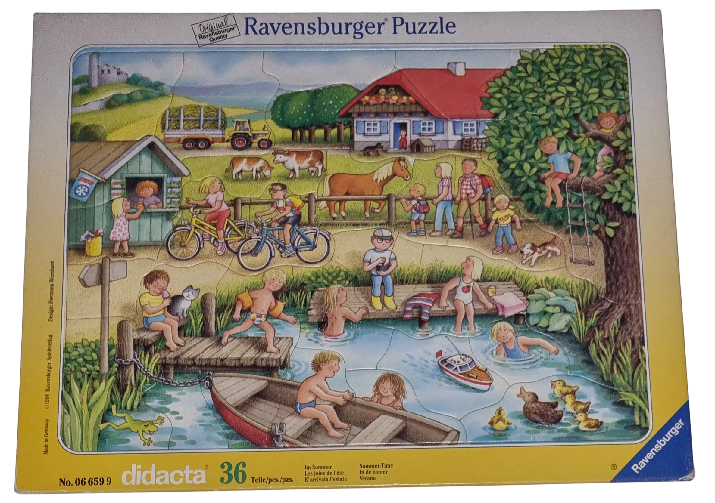 Ravensburger Didacta Rahmenpuzzle Im Sommer 36 Teile 066599