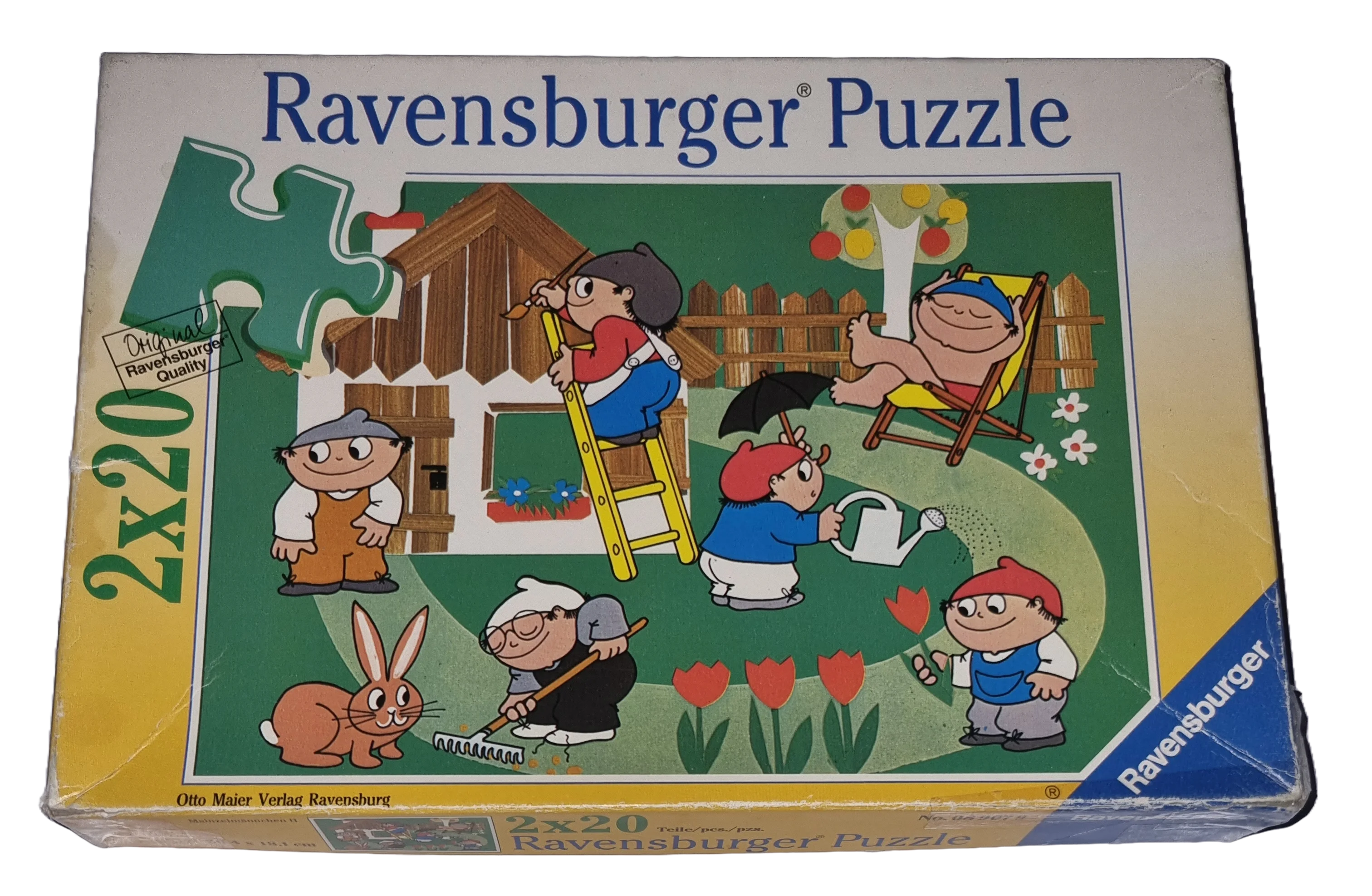 Ravensburger Mainzelmännchen 2  Puzzle 2 x 20 Teile 089079