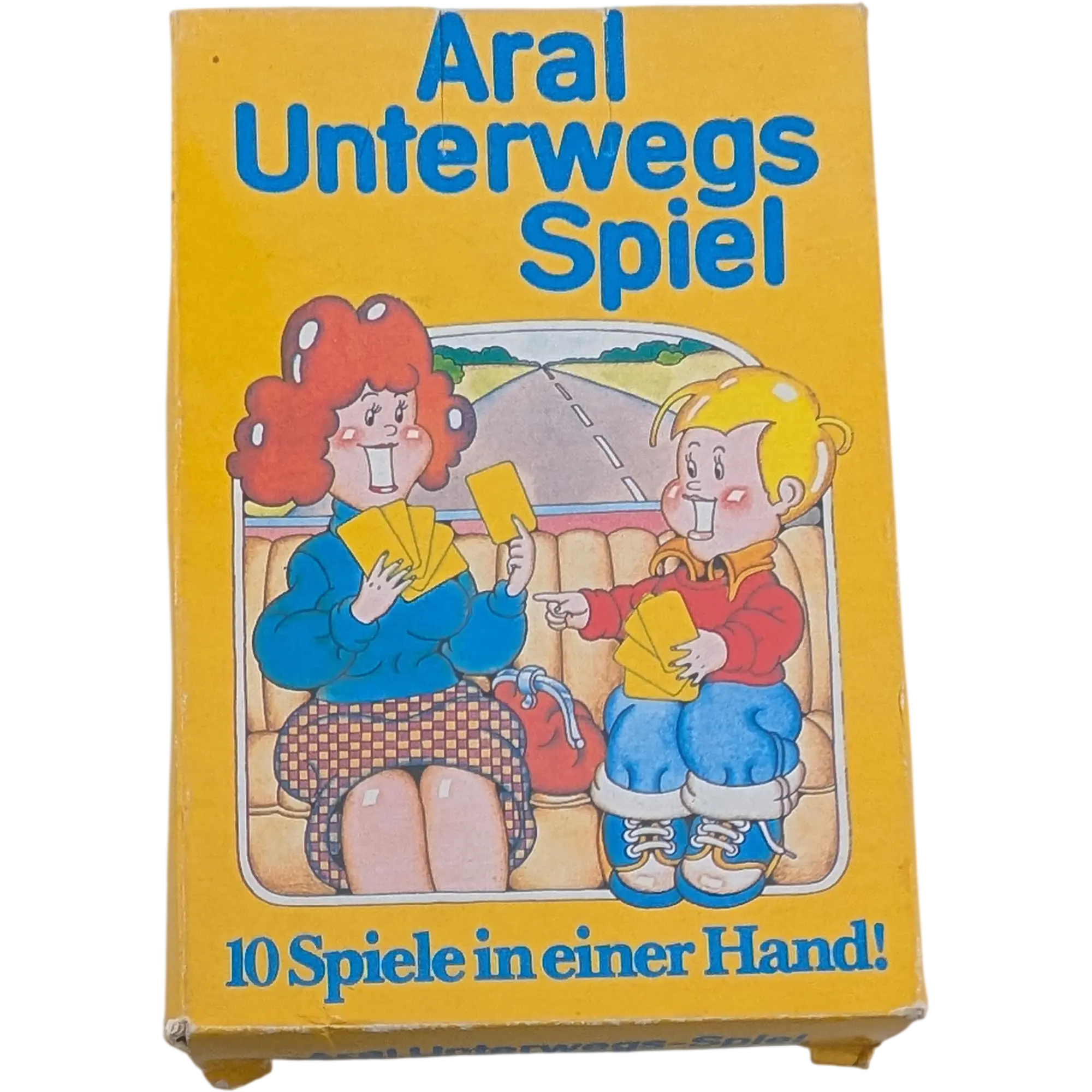Aral Unterwegs Spiel 10 Spiele in einer Hand Kartenspiel Vintage