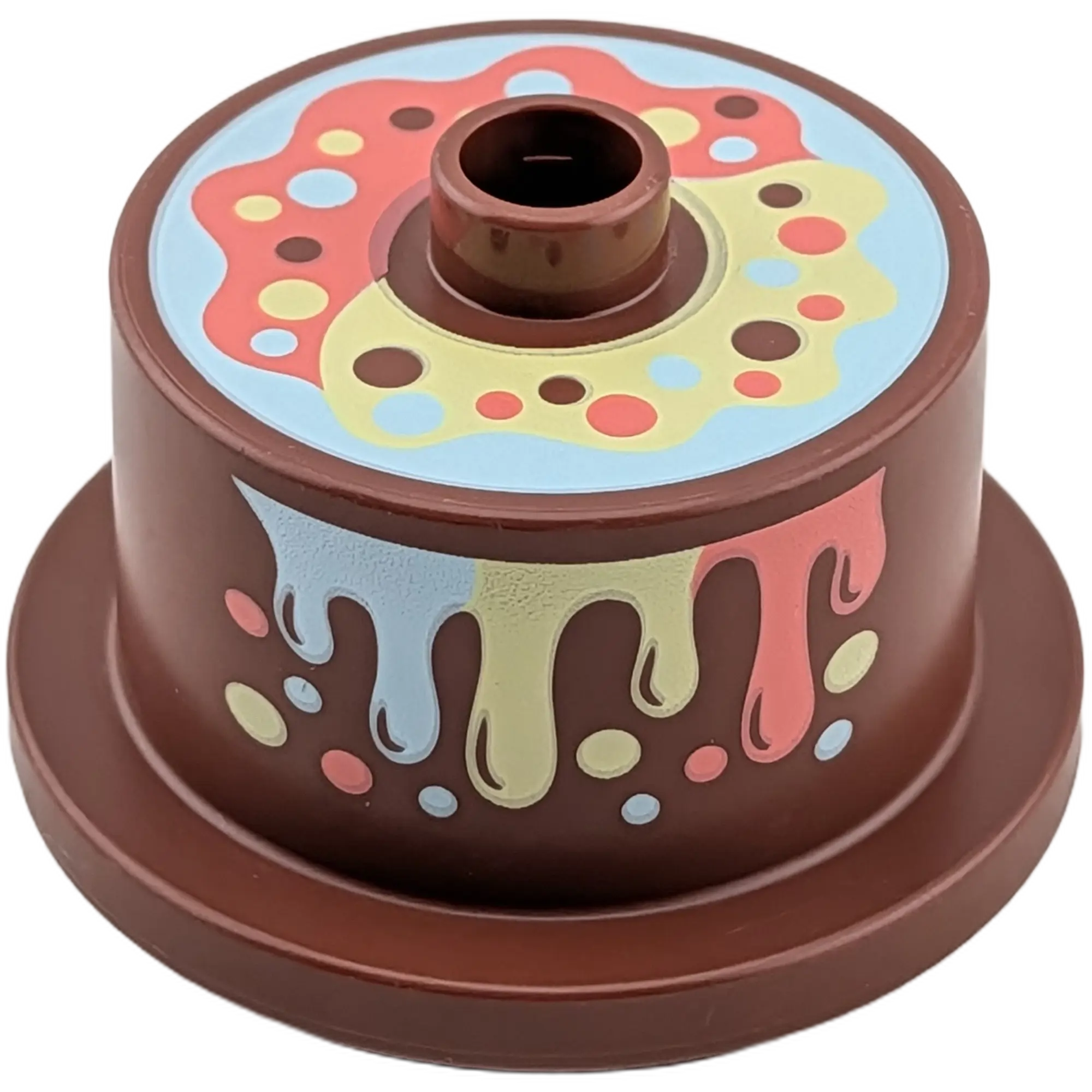 Lego Duplo 65157 Kuchen Torte Braun mit buntem Zuckerguss