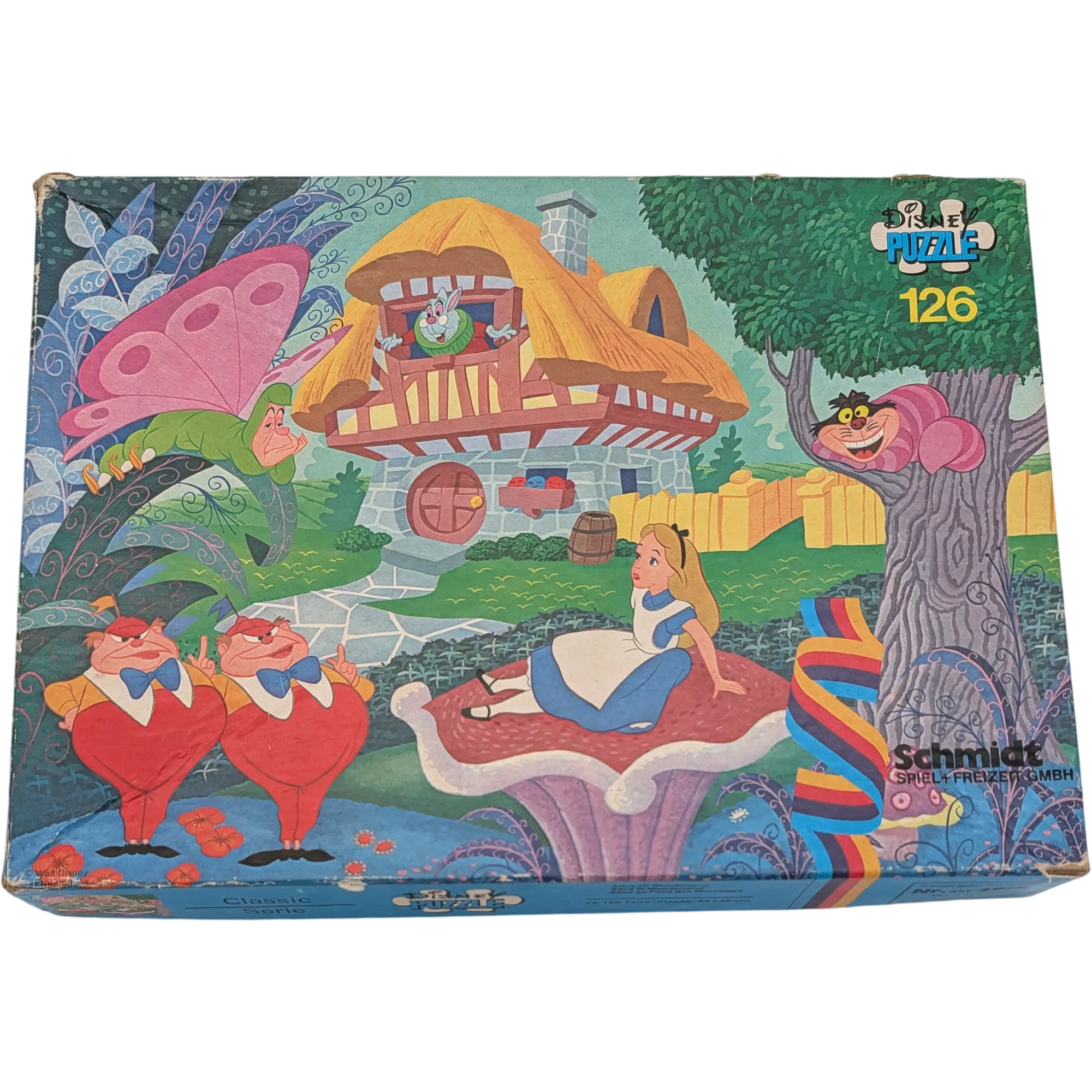 Schmidt Disney Puzzle Classic Serie 6252838 Alice im Wunderland 126 Teile
