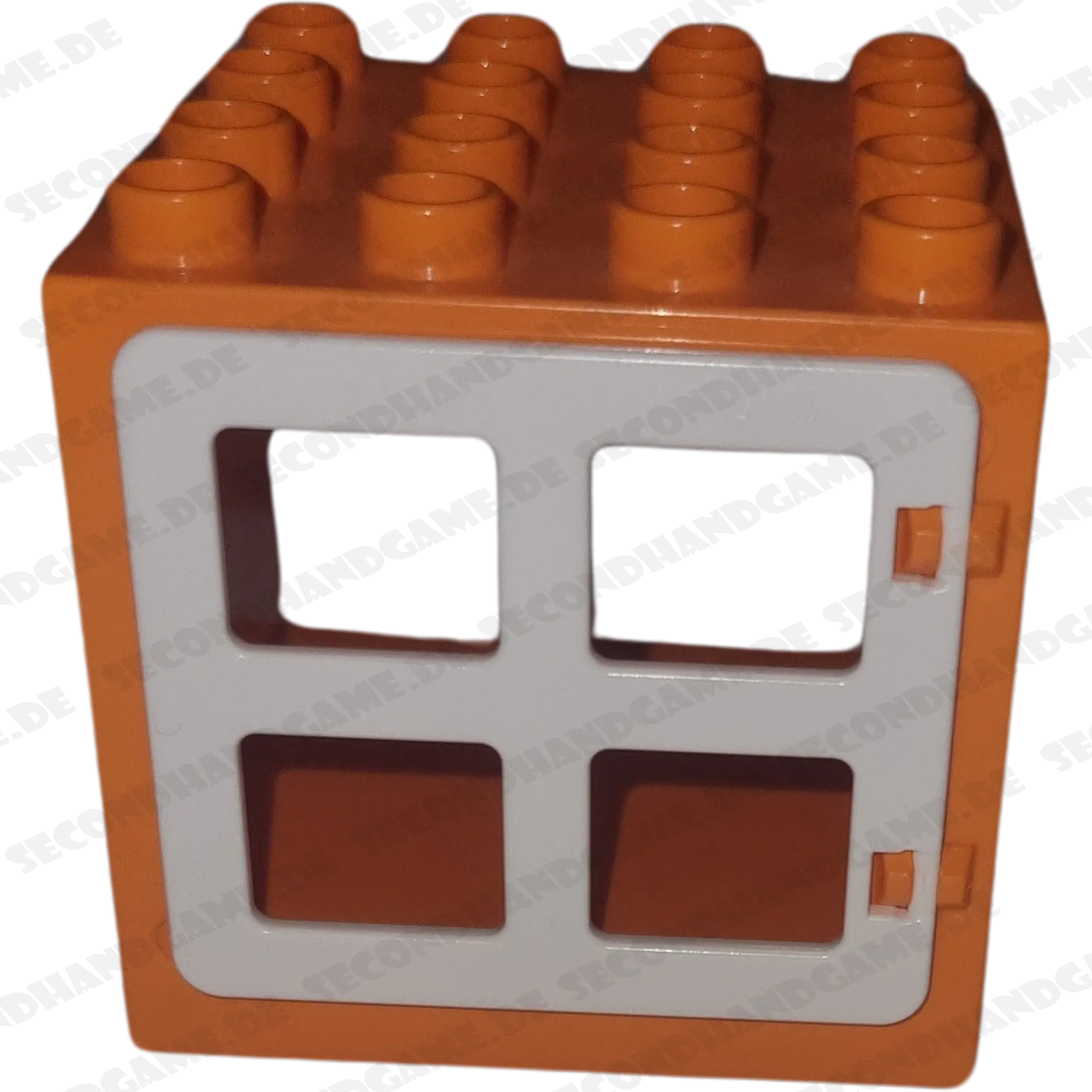 Lego Duplo Fenster 4x4 Fenster Orange Weiß