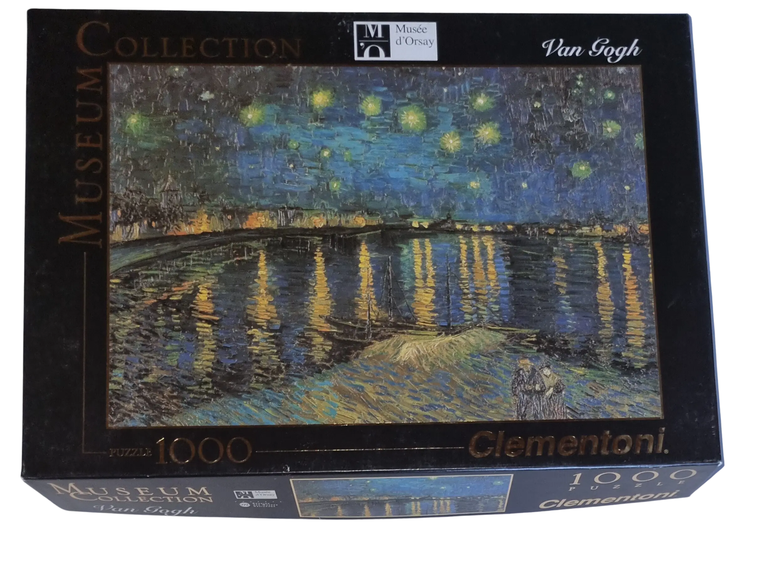 Clementoni Puzzle Museum  Van Gogh 31407 Sternennacht an der Rhone 1000 Teile 
