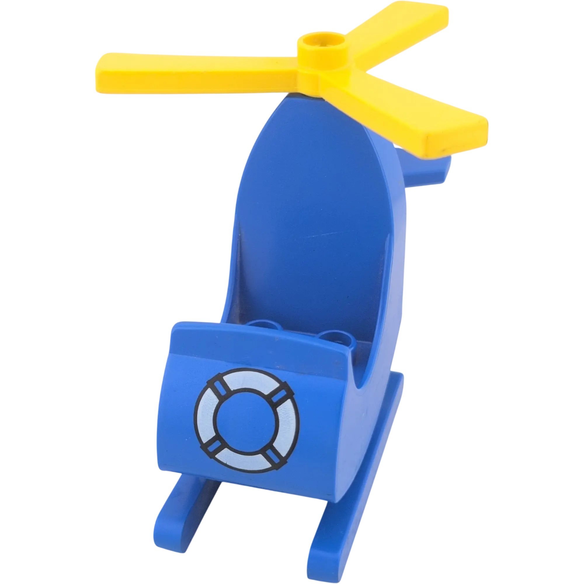 Lego Duplo Hubschrauber Blau mit gelben Propeller