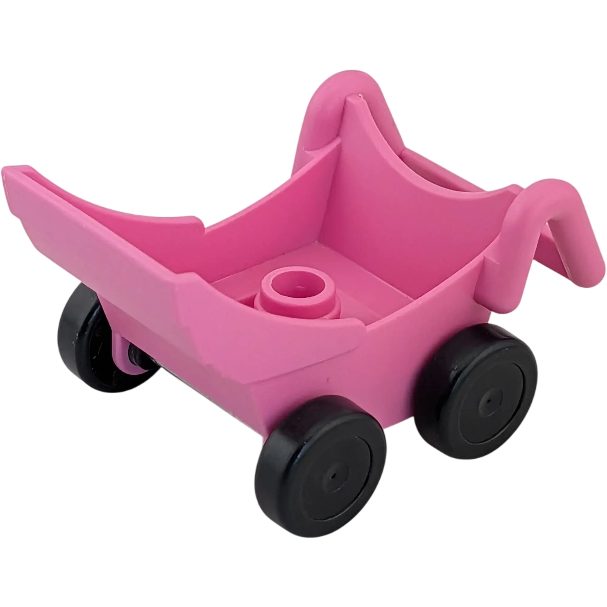Lego Duplo 2147 Kinderwagen Pink Schwarze Räder
